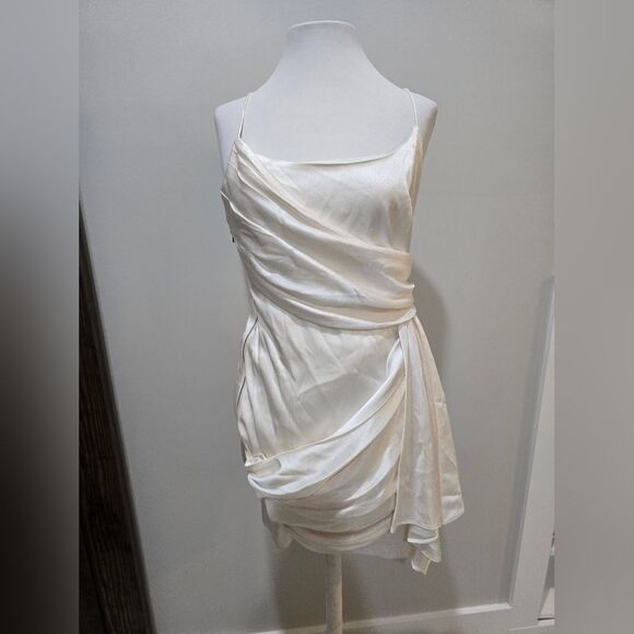 Alice + Olivia Svetlana Cami Dress in Off White NWOT size 10 - Picture 4 of 6